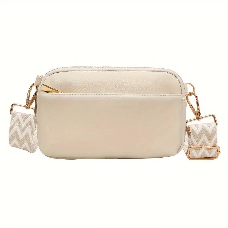 Crossbody Bag, Wide Strap, PU Leather, Bum Bag, Mini Bag-Fashion Nora