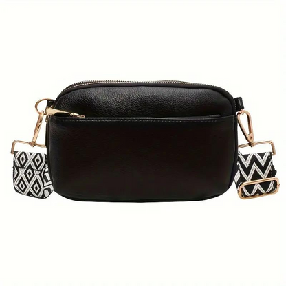 Crossbody Bag, Wide Strap, PU Leather, Bum Bag, Mini Bag-Fashion Nora