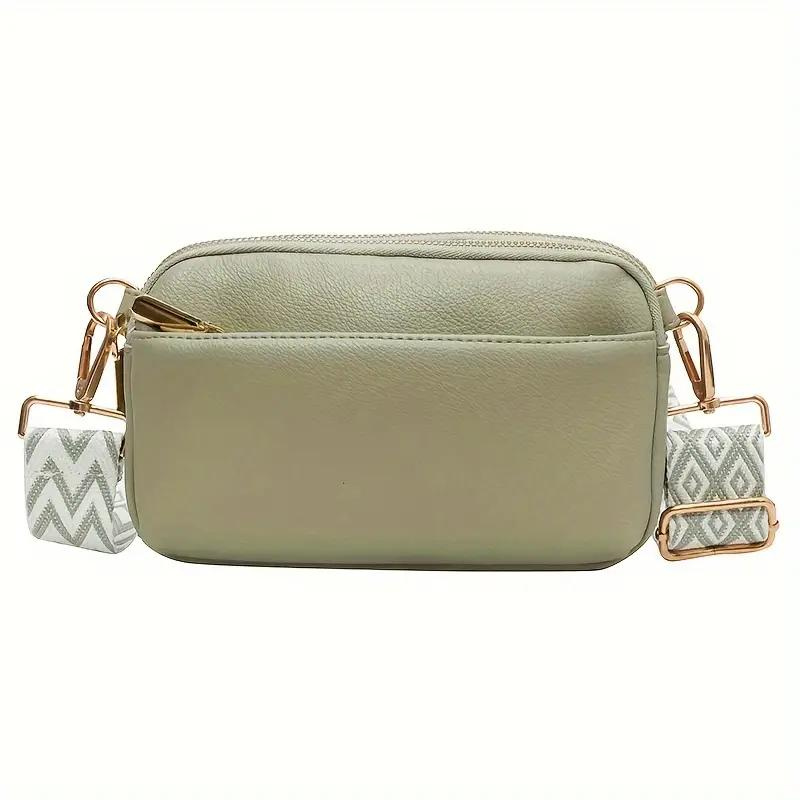 Crossbody Bag, Wide Strap, PU Leather, Bum Bag, Mini Bag-Fashion Nora