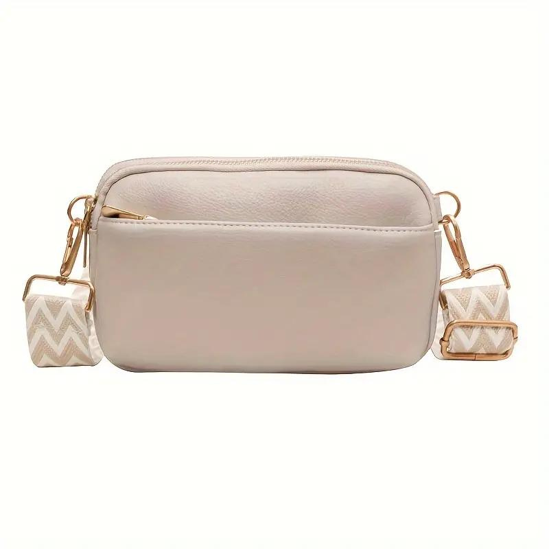 Crossbody Bag, Wide Strap, PU Leather, Bum Bag, Mini Bag-Fashion Nora