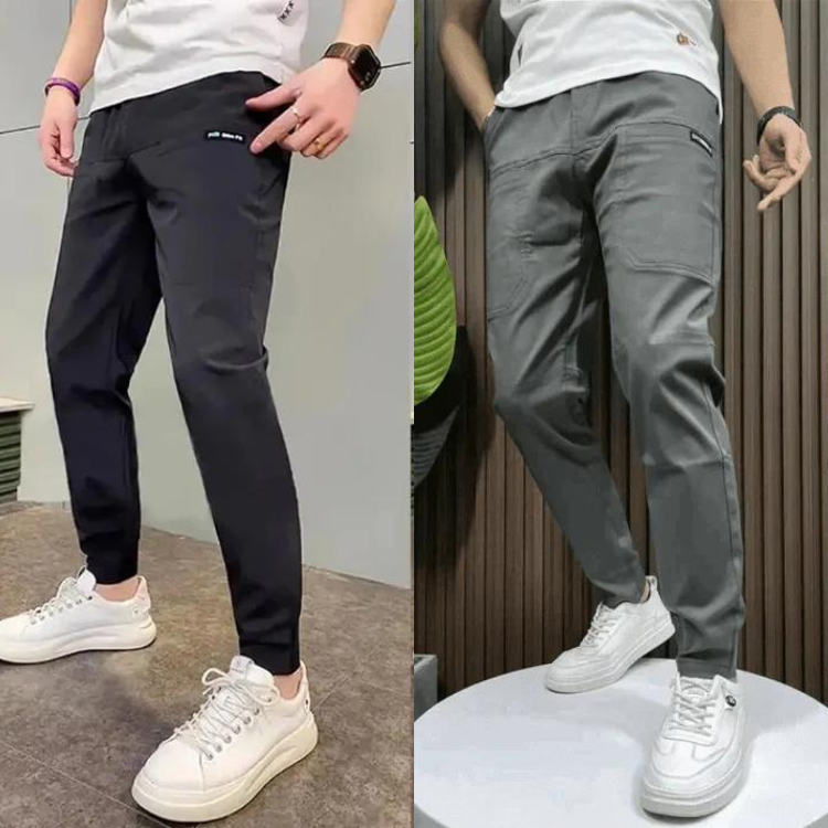 Erik | Stretchy Skinny Cargo Pants (1+1)-Fashion Nora