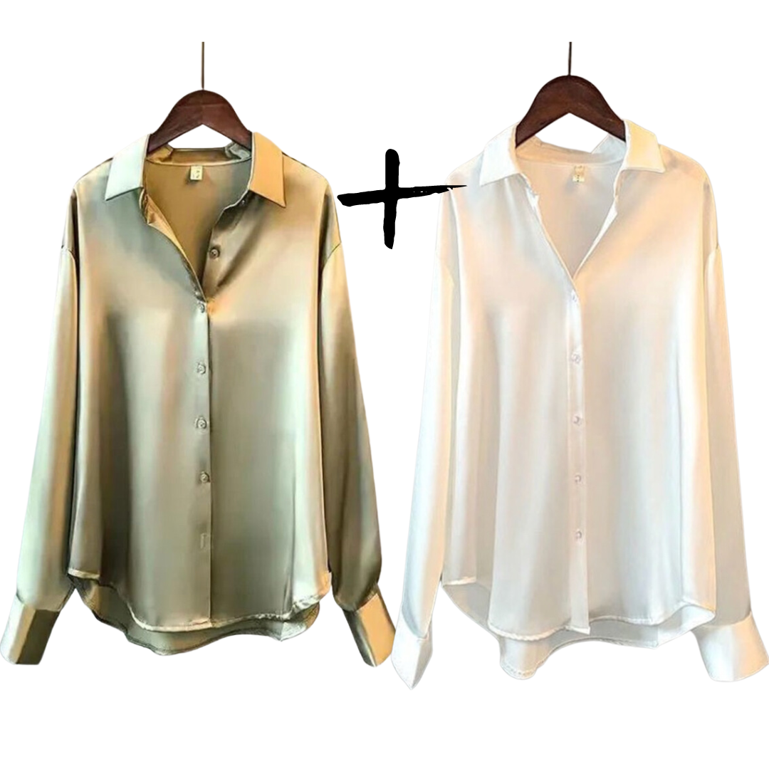 Estelle Premium Silk Blouse-Fashion Nora