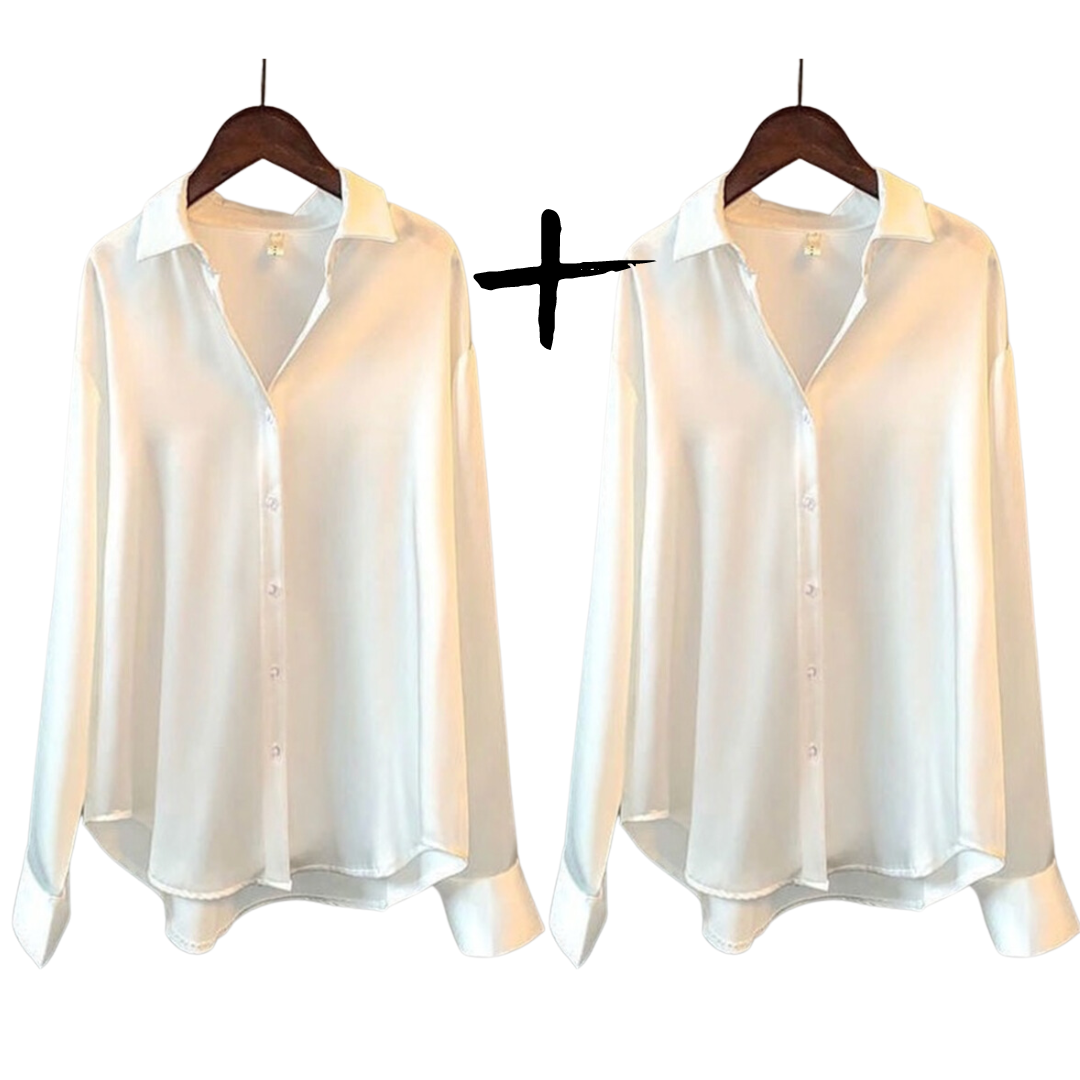 Estelle Premium Silk Blouse-Fashion Nora