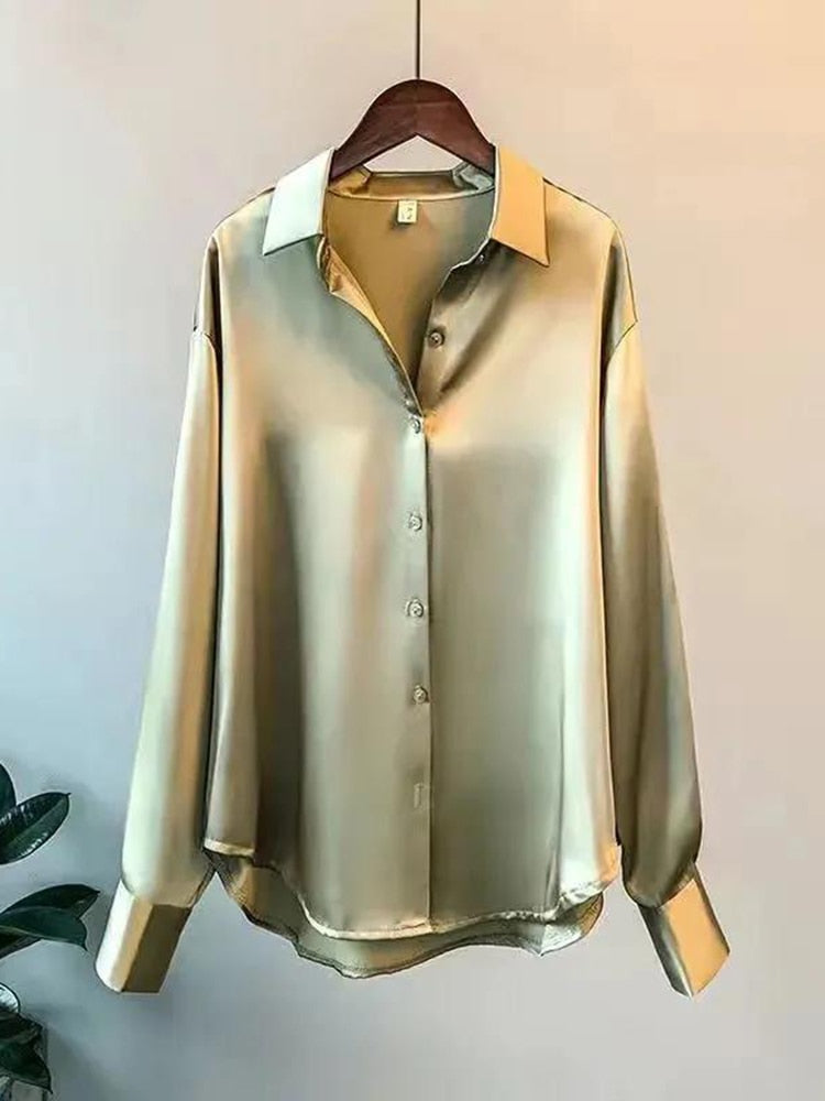 Estelle Premium Silk Blouse-Fashion Nora