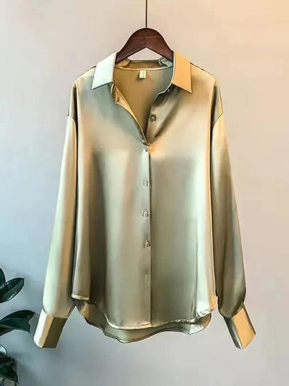 Estelle Premium Silk Blouse-Fashion Nora