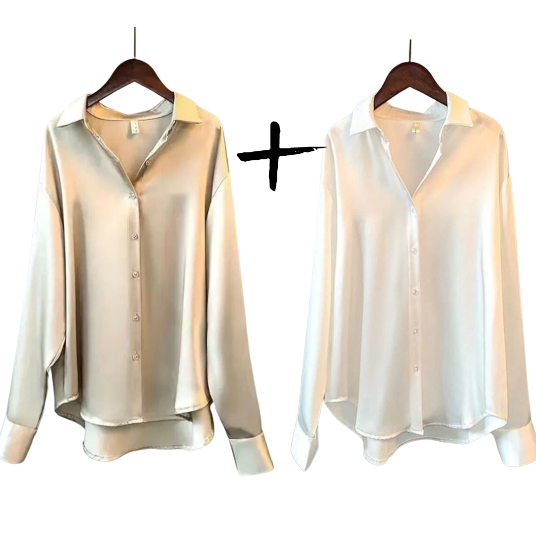 Estelle Premium Silk Blouse-Fashion Nora