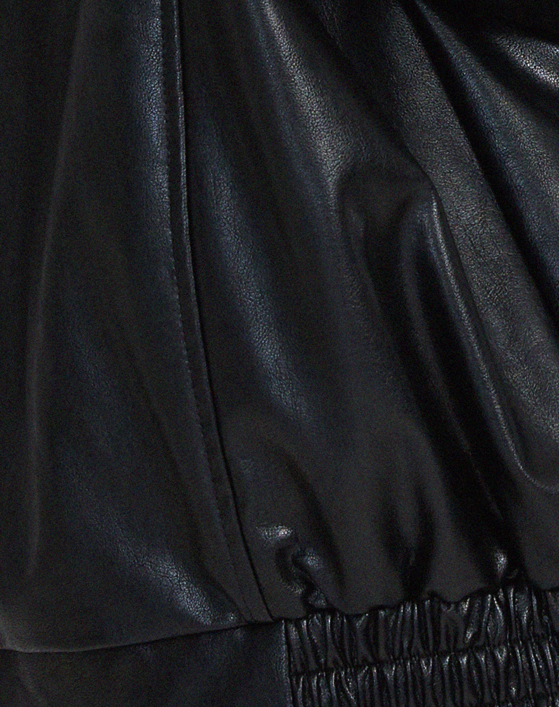 Faux Leather Jacket | Oversized | Zip-Up | Leather Bomber Jacket | Leatherette Jacket Women's-Fashion Nora
