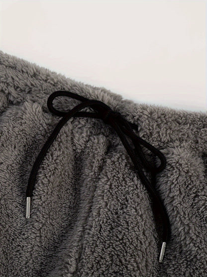 Fleece Loungewear - Comfy Two-Piece Teddy Hoodie and Sweatpants Set-Fashion Nora