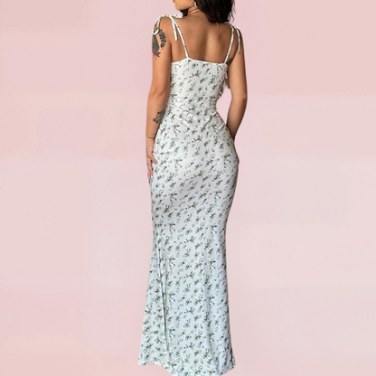 Floral Swing Maxi Dress-Fashion Nora