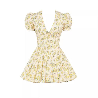 Flower Power Mini Dress-Fashion Nora