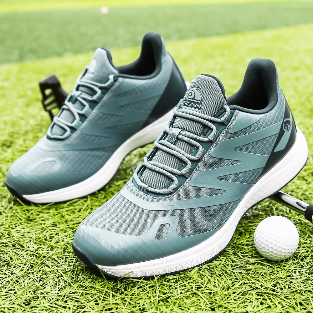 Golf Shoes | Lightweight | Lace-Up | Walking Shoes | Men's Sneakers-Fashion Nora