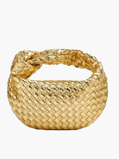 Handbag - Women's Small Fashion Woven Knot Bag-Fashion Nora