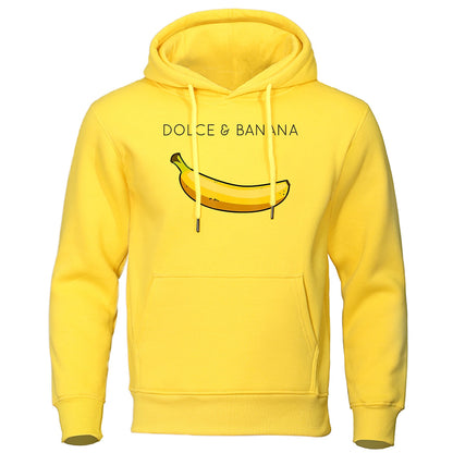 Hoodie | Banana Print | Warm | Pullover Hoodie | Men's Hoodie-Fashion Nora