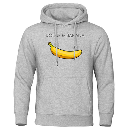 Hoodie | Banana Print | Warm | Pullover Hoodie | Men's Hoodie-Fashion Nora