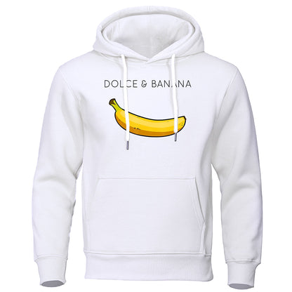 Hoodie | Banana Print | Warm | Pullover Hoodie | Men's Hoodie-Fashion Nora