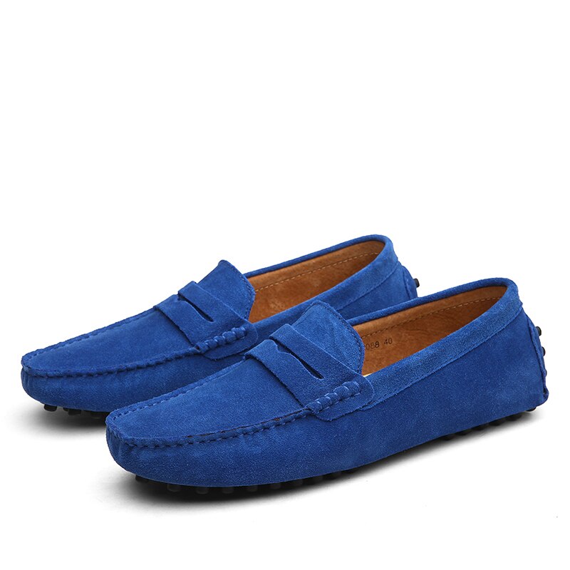 Italian Men's Fashion Casual Suede Loafers For Men-Fashion Nora