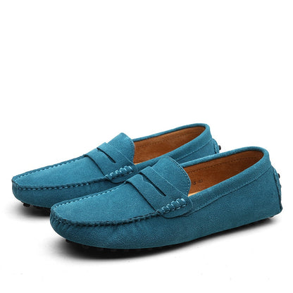 Italian Men's Fashion Casual Suede Loafers For Men-Fashion Nora