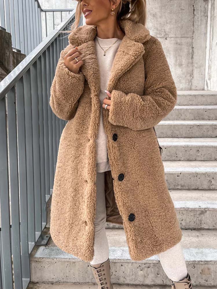 Long teddy coats hotsell