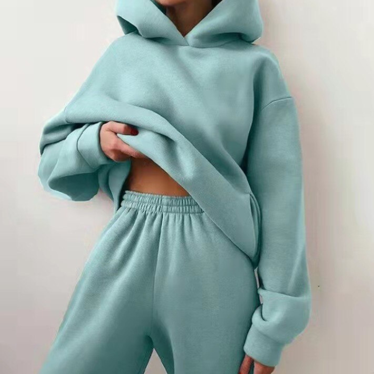 Josephine Tracksuit | Casual 2-piece hoodie & sweatpants set for women-Fashion Nora