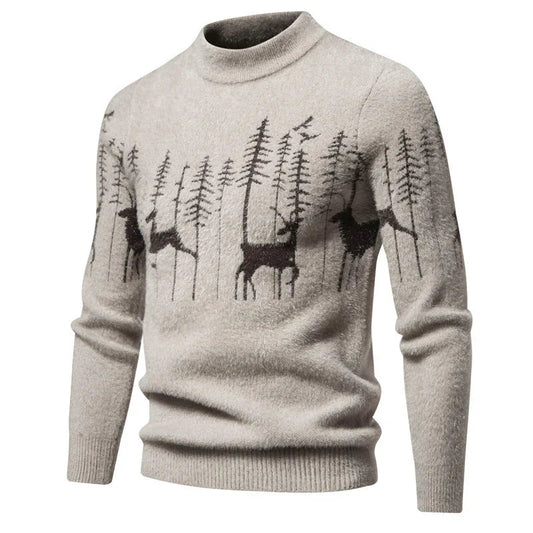 Jun - Premium Men's Sweater in Christmas Look-Fashion Nora