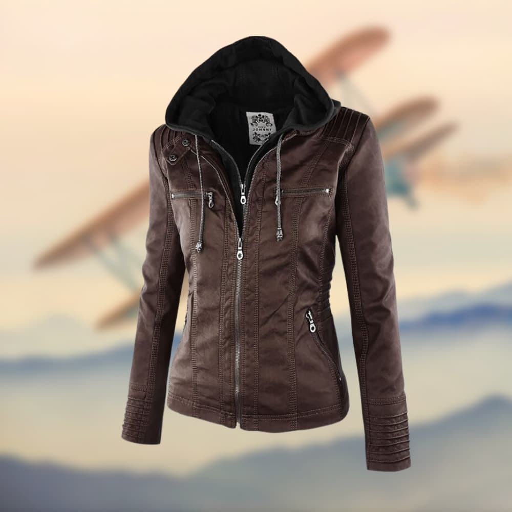 Karolina Jacket | The stylish and unique leather jacket-Fashion Nora