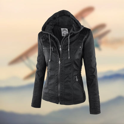 Karolina Jacket | The stylish and unique leather jacket-Fashion Nora