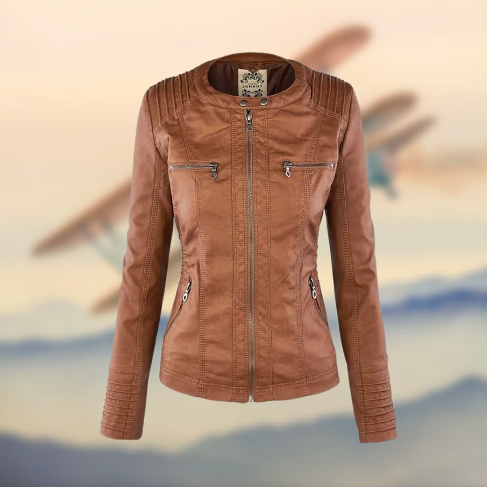 Karolina Jacket | The stylish and unique leather jacket-Fashion Nora