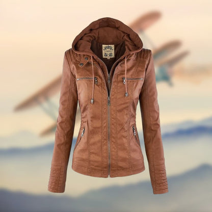 Karolina Jacket | The stylish and unique leather jacket-Fashion Nora