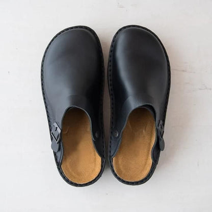 Leather Slippers | Slip-On | Orthopedic | Mule Slippers | Men's Sandals-Fashion Nora