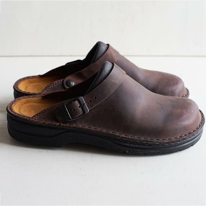 Leather Slippers | Slip-On | Orthopedic | Mule Slippers | Men's Sandals-Fashion Nora