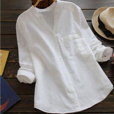 Linen Blouse | Half Sleeve | Loose Fit | Button-Up Blouse | Linen Shirts Women-Fashion Nora