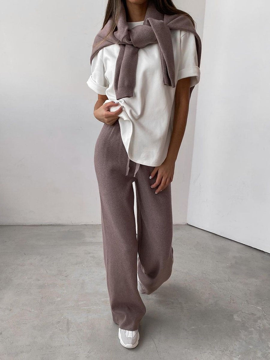 Lounge Set | Turtleneck | Loose Fit | Two-Piece Set | Women's Clothing-Fashion Nora