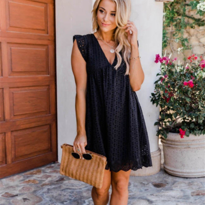 Luna Lace | Mini Dress-Fashion Nora