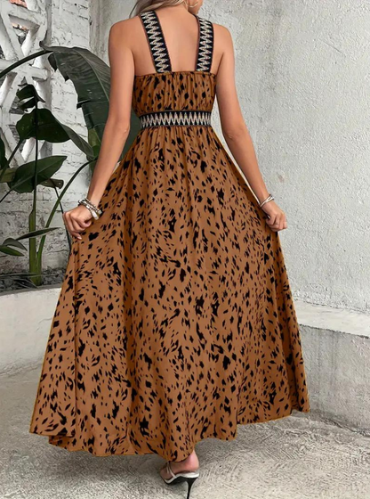 Maxi Dress, Halterneck, Boho Style, Summer Dress, Long Dresses-Fashion Nora