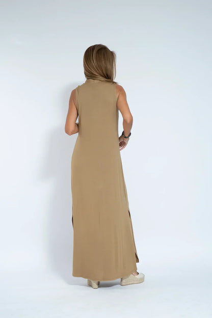 Maxi Dress - Women's V-Neck Dress and Long Cardigan Two-Piece Set-Fashion Nora