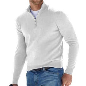 Men's zip-up sweater - Warm and cozy-Fashion Nora