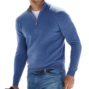 Men's zip-up sweater - Warm and cozy-Fashion Nora