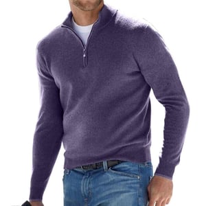 Men's zip-up sweater - Warm and cozy-Fashion Nora