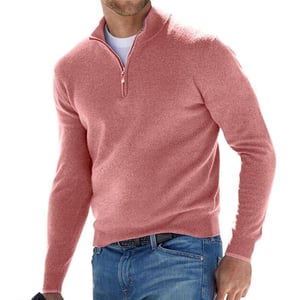 Men's zip-up sweater - Warm and cozy-Fashion Nora