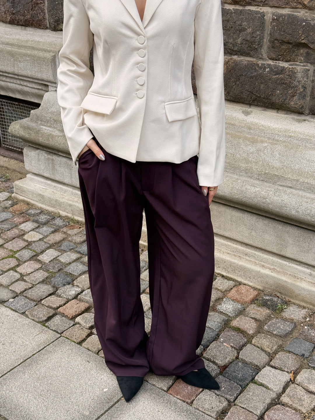 Nora Pants Petit - Plum-Fashion Nora