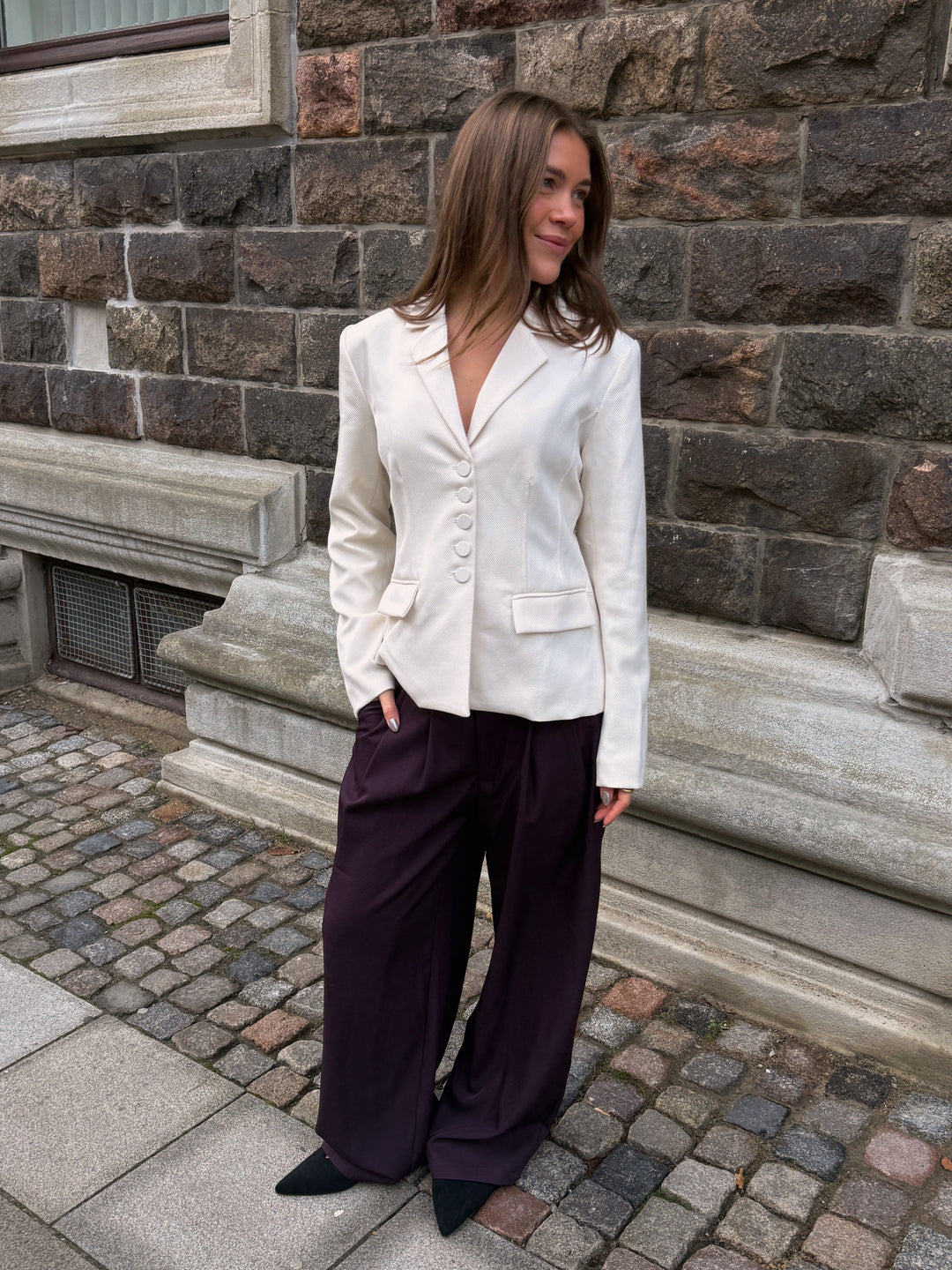 Nora Pants Petit - Plum-Fashion Nora