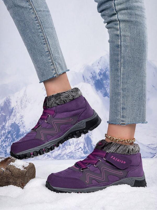 Orthopedic Shoes - Fur-Lined - Walking - Trekking Shoes - Winter Shoes Women-Fashion Nora