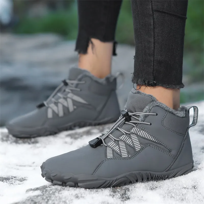 Orthopedic Shoes - Water-Resistant Non-Slip Lined Barefoot Winter Shoes-Fashion Nora