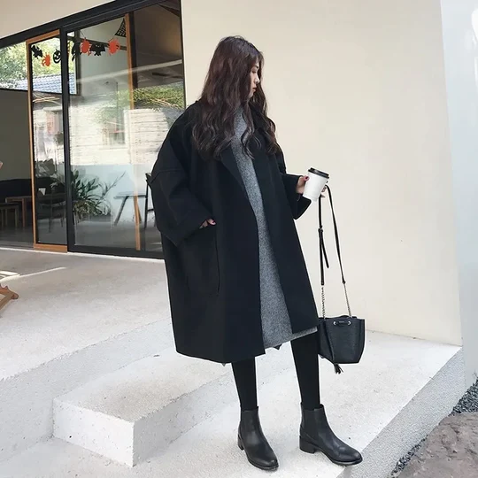 Oversized Cardigan | Open Front | Pockets | Long Cardigan | Women's Coatigan-Fashion Nora
