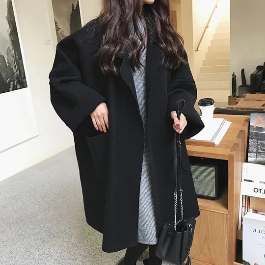 Oversized Cardigan | Open Front | Pockets | Long Cardigan | Women's Coatigan-Fashion Nora