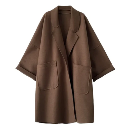 Oversized Cardigan | Open Front | Pockets | Long Cardigan | Women's Coatigan-Fashion Nora