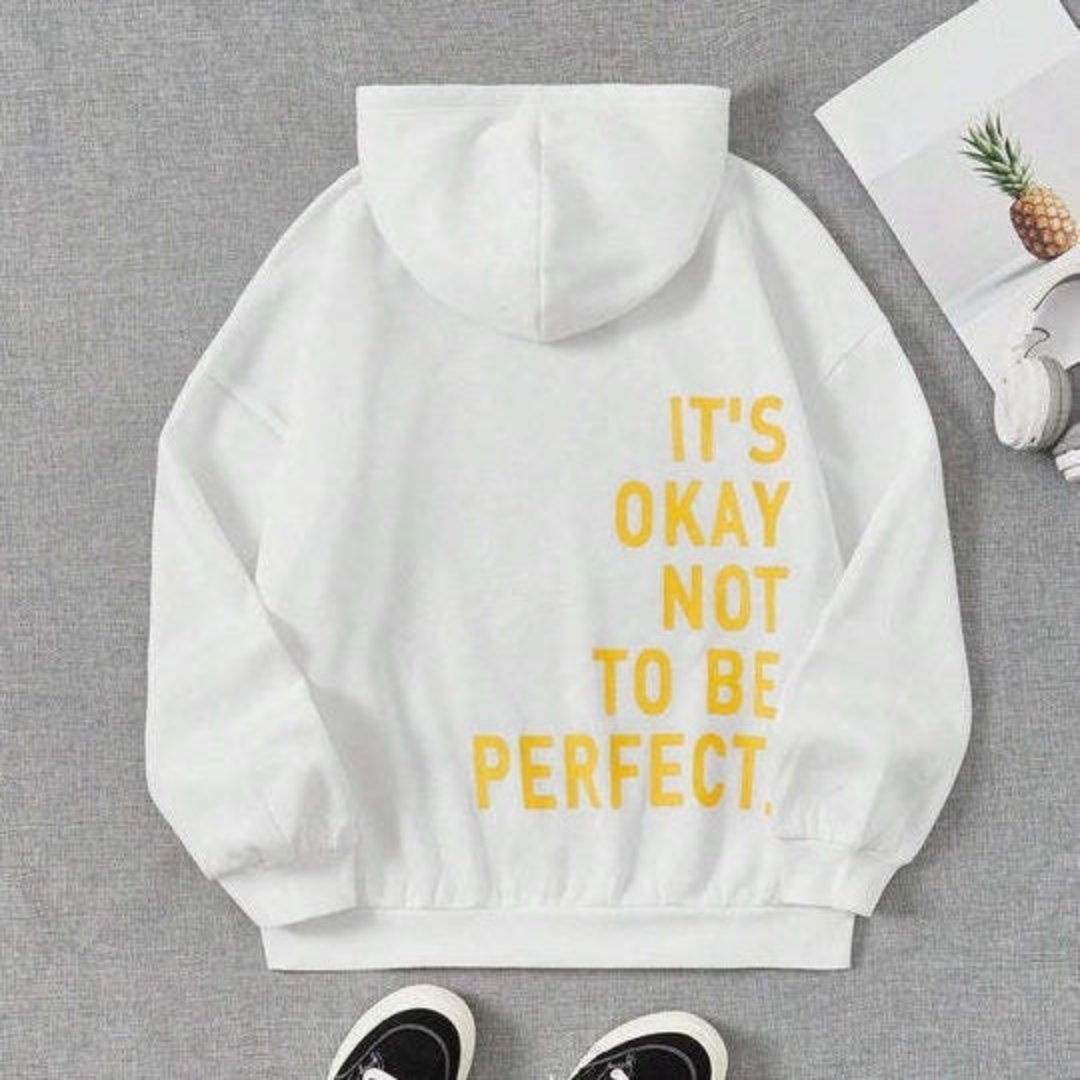 Oversized Hoodie | Comfy | Loose Fit | Text Hoodie | Women's Hoodie-Fashion Nora