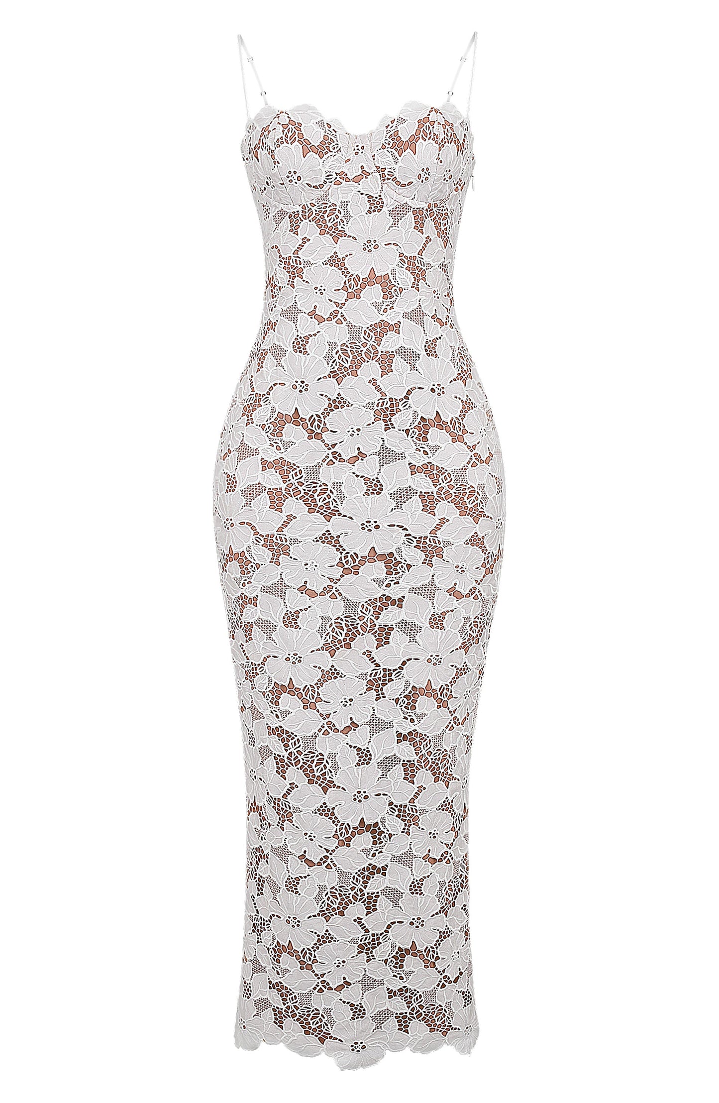 Pearl Blossom Maxi Dress-Fashion Nora