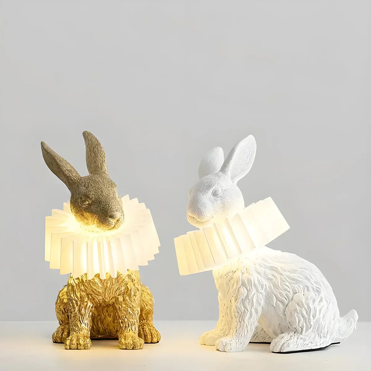 RabbitGleam - Artistic modern rabbit table lamp-Fashion Nora