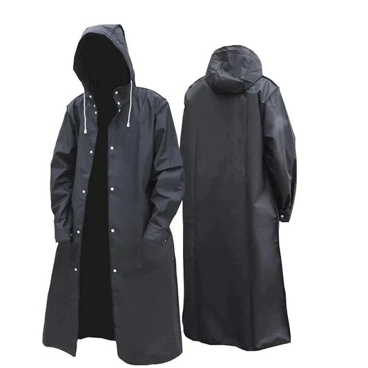 Rain Coat | Unisex | Hooded | Long Rain Coat | Rain Jacket-Fashion Nora